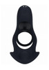 Dual stretchy silicone loops of the Levelz triple-motor cock ring for shaft and balls.