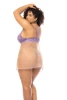 Mapale Lilac Babydoll rear view - Plus Size