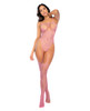 Mapale Heart Fishnet Bodystocking with Heart Detail
