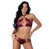 Lust Fetish Wear Burgundy - Juno