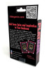 Play Mate Sexy Adult Foreplay Matching Game back of retail box.