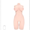 Xkin Lyla Rose Poseable Dual Entry Vibrating Masturbator measurement chart.