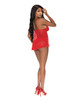 Exposed Ooh La Lace Babydoll & Split Crotch Panty