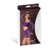 Exposed Seamless Crop Top & Short Set retail box - Purple