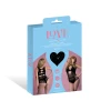 Love Rhinestone Crystal Teddy retail box back - Black