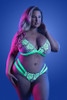 Glow Night Vision Bralette & Cage Panty Glow Night Vision Bralette & Cage Panty