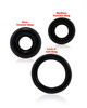 Screaming O RingO - 3 Pack - Black Screaming O RingO - 3 Pack - Black