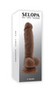 Selopa 6" Dildo - Brown Selopa 6" Dildo - Brown
