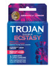 Trojan Double Ecstasy Lubricated Condoms - 3pk Trojan Double Ecstasy Lubricated Condoms - 3pk