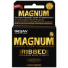 Trojan Magnum Ribbed Condoms - 3pk