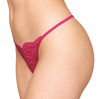 Dreamgirl Lace Open Crotch G-String