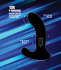 Alpha-Pro 10X P-Massage Prostate Stimulator with Stroking Bead
