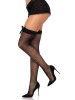 Leg Avenue Fishnet Thigh High with Satin Bow Leg Avenue Fishnet Thigh High with Satin Bow