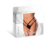 Exposed Liquid Onyx Crotchless Panty