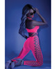 Glow Own The Night Halter Top with Attached Footless Tights