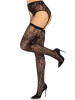 Leg Avenue 2pc Rachel Lace Thigh Highs & Garter Belt - Black Leg Avenue 2pc Rachel Lace Thigh Highs & Garter Belt - Black