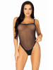 Leg Avenue Snap Crotch Cami Bodysuit with Adjustable Straps