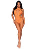 Leg Avenue Lace Cut Out Strappy Bodysuit - Orange Leg Avenue Lace Cut Out Strappy Bodysuit - Orange