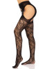 Leg Avenue Eyelet Rose Suspender Hose Leg Avenue Eyelet Rose Suspender Hose