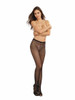 Dreamgirl Fishnet Pantyhose with Back Seam