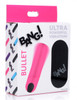 Bang! Ultra Powerful Remote Control USB Bullet - Pink Bang! Ultra Powerful Remote Control USB Bullet - Pink
