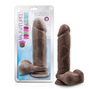 Au Naturel 9" Sensa Feel Dildo - Brown Au Naturel 9" Sensa Feel Dildo - Brown