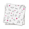 Candy Prints Dirty Napkins - Stick Figure Party Napkins