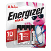 Energizer Max AAA Alkaline Batteries - 4 Pack