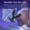 Zeus Electro-Spread 64X Vibrating & E-Stim Silicone Butt Plug