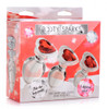Booty Sparks 3pc Red Heart Gem Glass Plug Set Booty Sparks 3pc Red Heart Gem Glass Plug Set