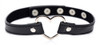 Master Series Chrome Dark Heart Choker Master Series Chrome Dark Heart Choker