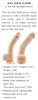 Selopa 7" Natural Feel Flexskin Dildo - Beige Selopa 7" Natural Feel Flexskin Dildo - Beige