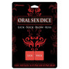 Oral Sex Dice - Lick-Suck-Blow-Kiss Oral Sex Dice - Lick-Suck-Blow-Kiss