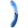 Prisms Vibra-Glass 10X Bleu Dual Ended G-Spot Silicone/Glass Vibrator