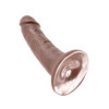 King Cock 6" Cock - Brown King Cock 6" Cock - Brown