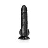 RealRock 6" Curved Realistic Dildo with Balls