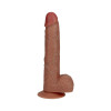 RealRock 7" Realistic Vibrating Dildo with Suction Cup - Tan