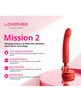 Lovense Mission 2 App-controlled Touch-Sensitive Dildo Vibrator