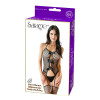 Be Savage Sweetheart Rhinestone Bodystocking
