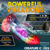 Creature Cocks - Rainbow Phoenix Vibrator