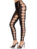 Leg Avenue Opaque Cut Out Footless Tights