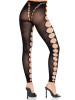 Leg Avenue Opaque Cut Out Footless Tights