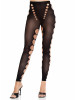 Leg Avenue Opaque Cut Out Footless Tights
