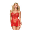 Dreamgirl Lace Babydoll & G-String
