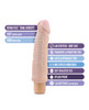 Au Naturel Home Wrecker Sensa Feel Vibrating Dildo - Beige