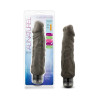Au Naturel Home Wrecker Sensa Feel Vibrating Dildo - Brown