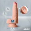 Jock Hard Core 5" Triple Density Dildo with Balls