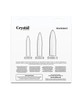 Crystal Glass Trainer Anal Plug Kit