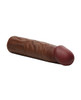 Jock Enhancers 1.5" Realistic Silicone Penis Extension - Dark