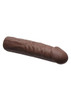 Jock Enhancers 1.5" Vibrating Realistic Penis Extension - Dark